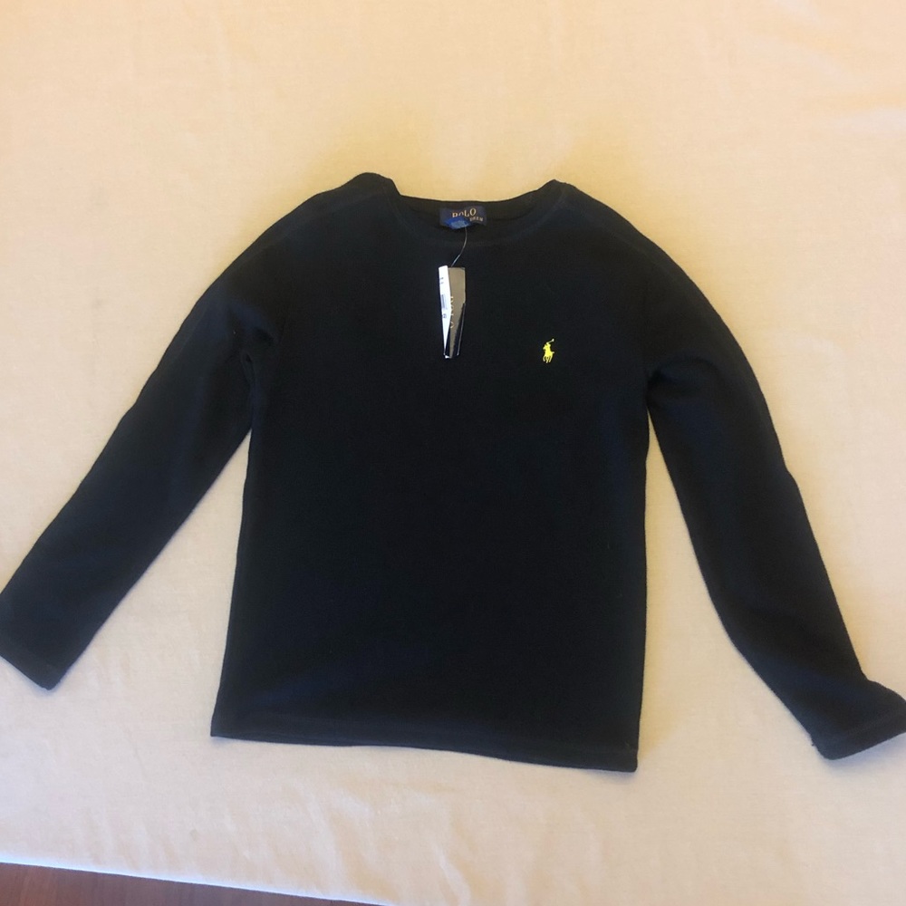 NWT Polo waffle knit shirt